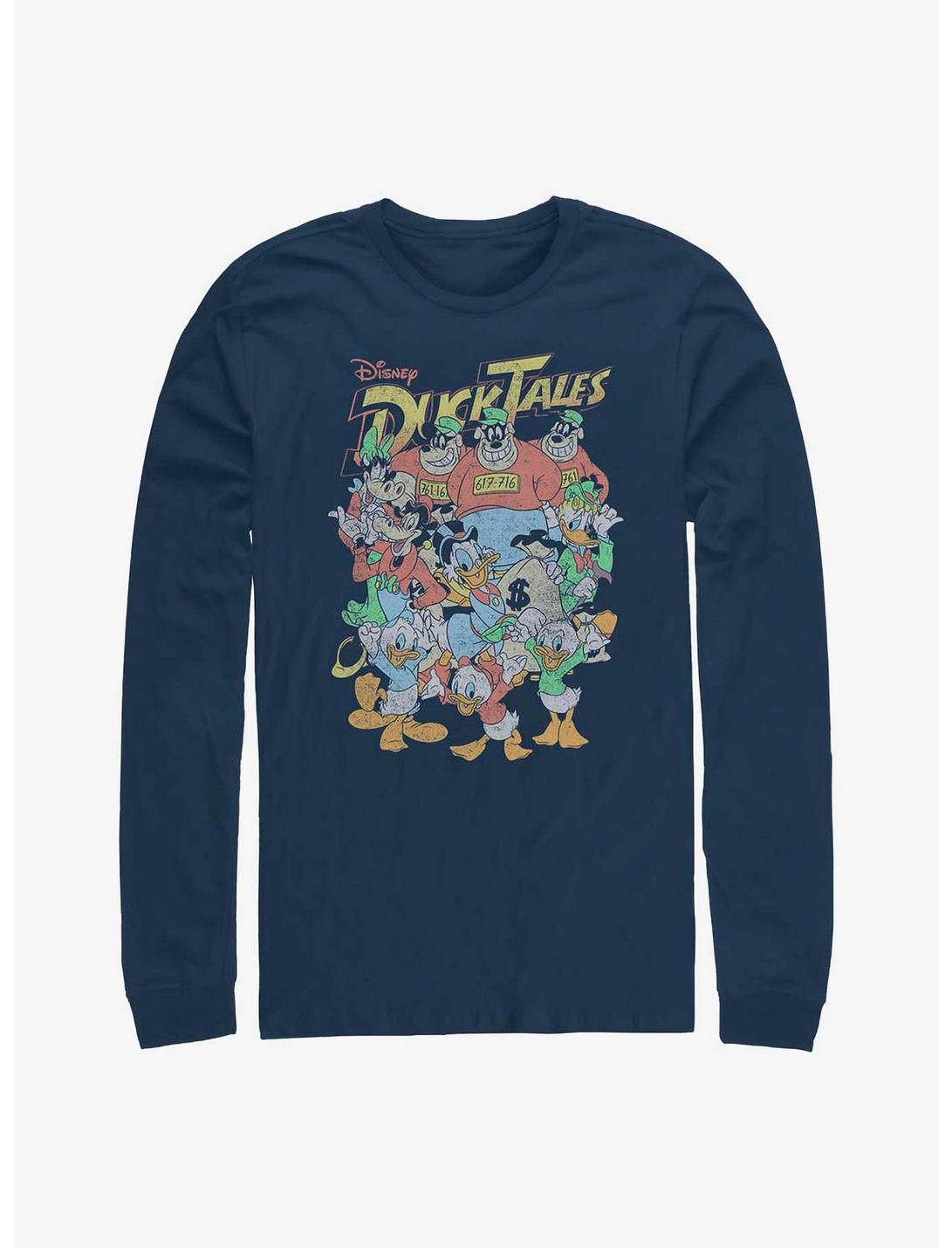Disney Ducktales Ducktales Crew Long Sleeve T-Shirt, NAVY, hi-res