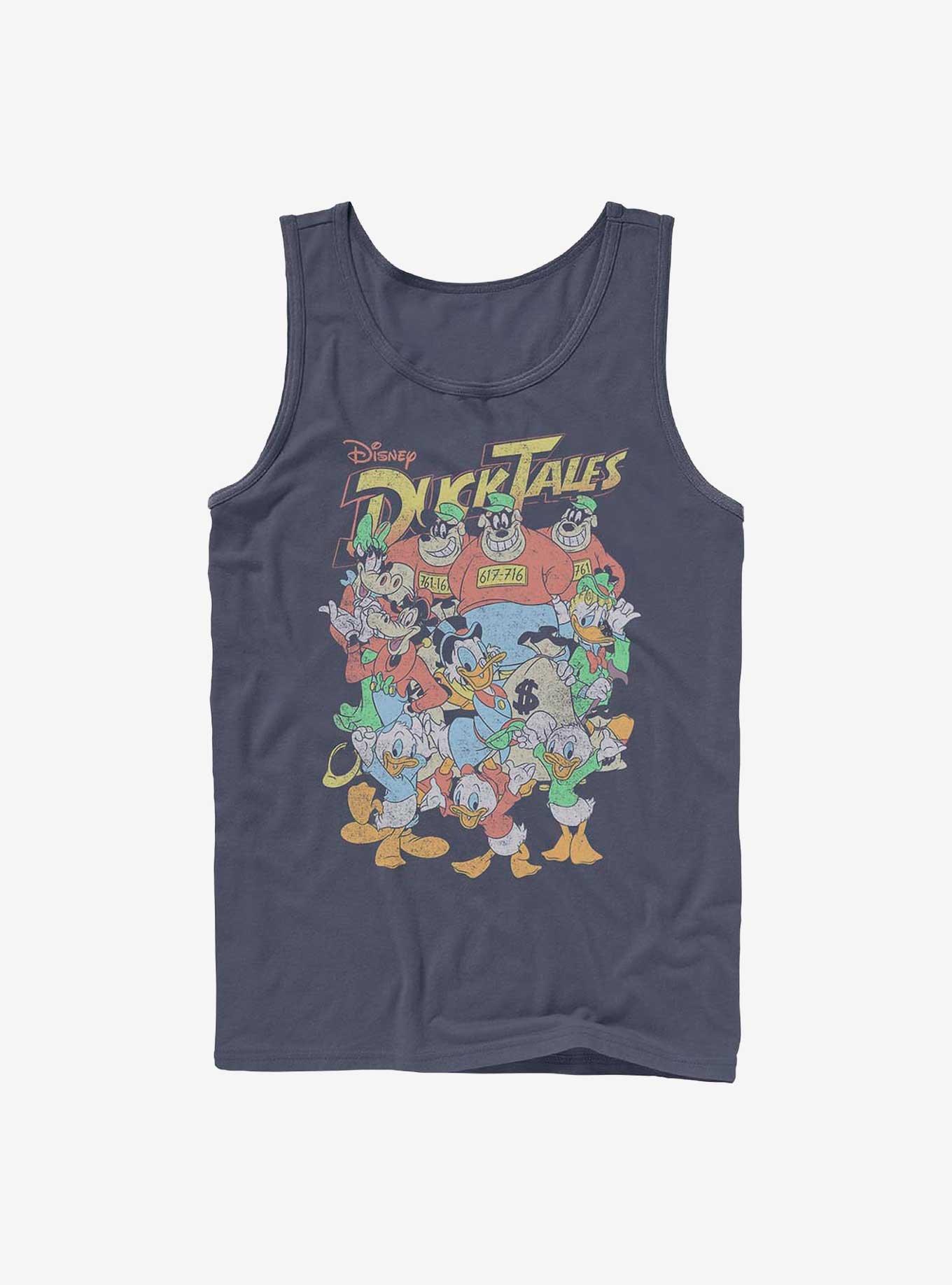 Disney Ducktales Ducktales Crew Tank, NAVY, hi-res