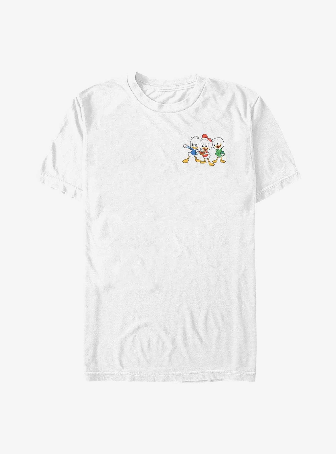 Disney Ducktales Ducktriplet Pocket T-Shirt, WHITE, hi-res