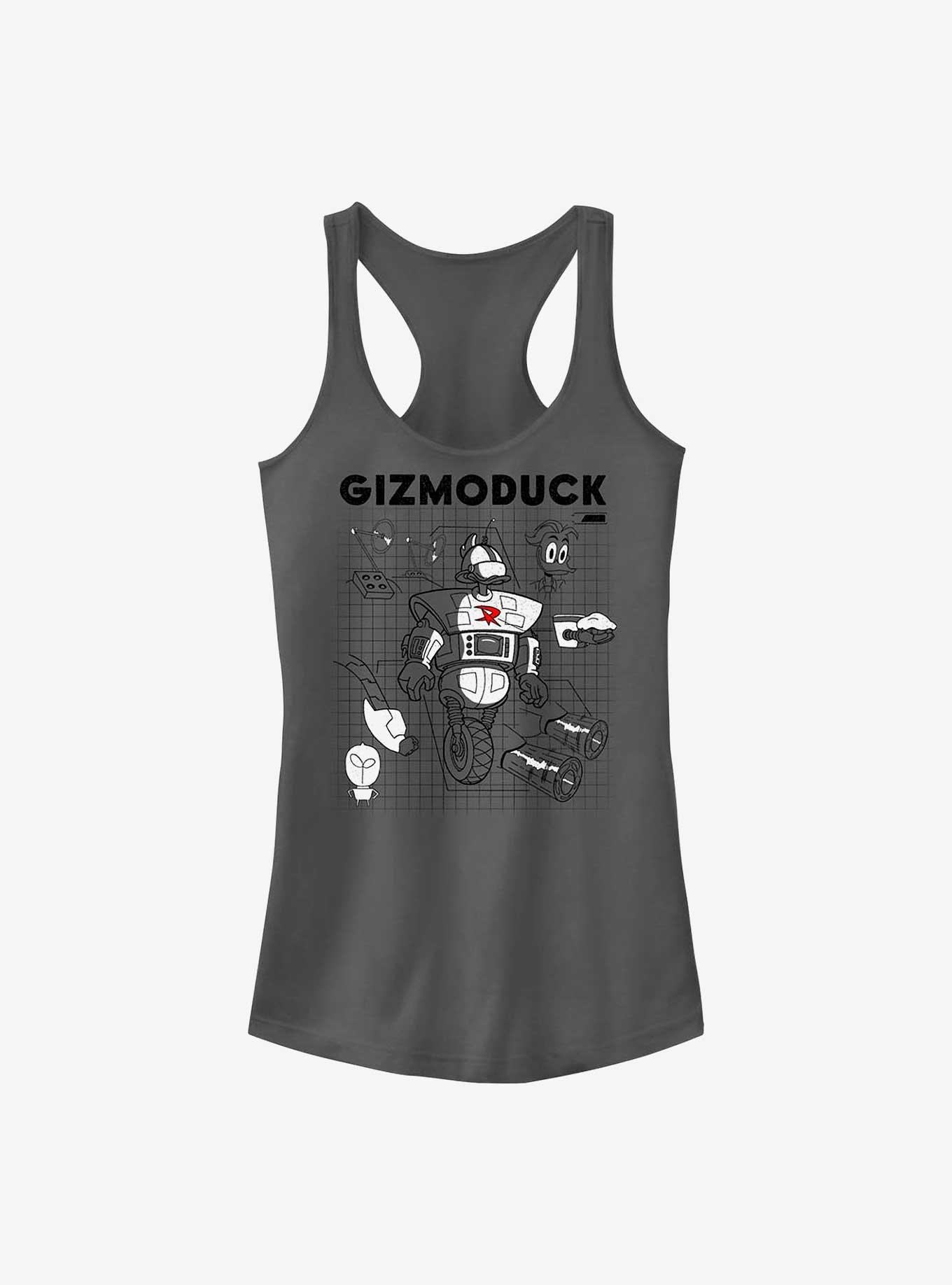 Disney Ducktales Gizomoduck Schematic Girls Tank, , hi-res