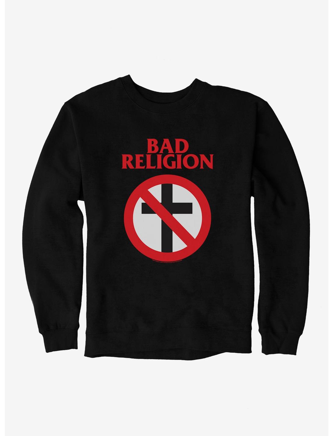 Bad Religion Classic Logo Sweatshirt, BLACK, hi-res