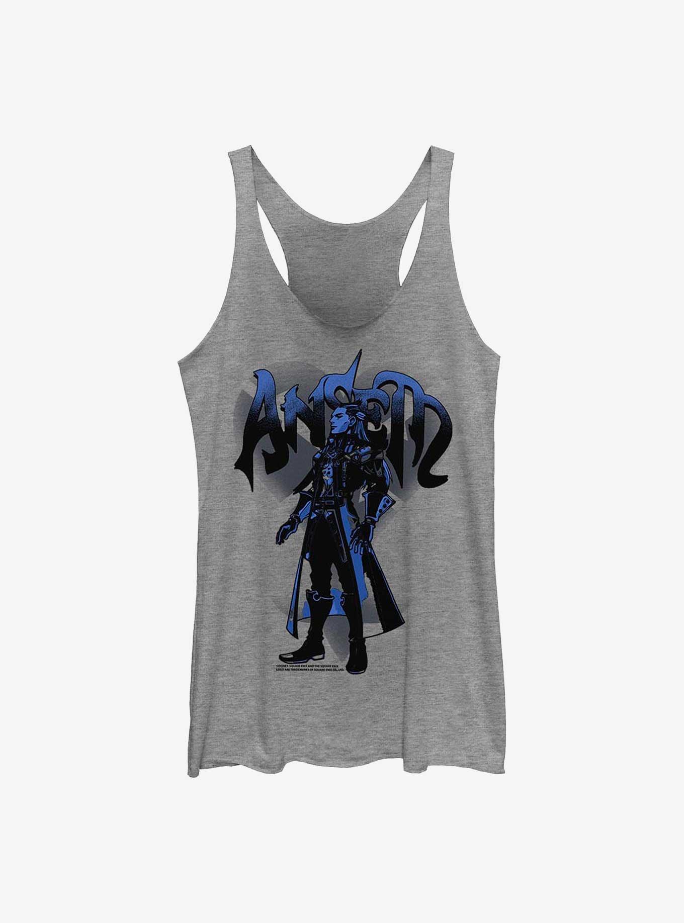 Disney Kingdom Hearts Ansem Girls Tank, GRAY HTR, hi-res