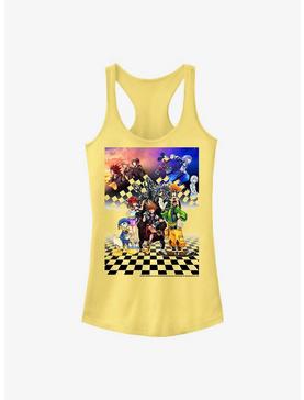 Disney Kingdom Hearts Group Checkers Girls Tank, , hi-res
