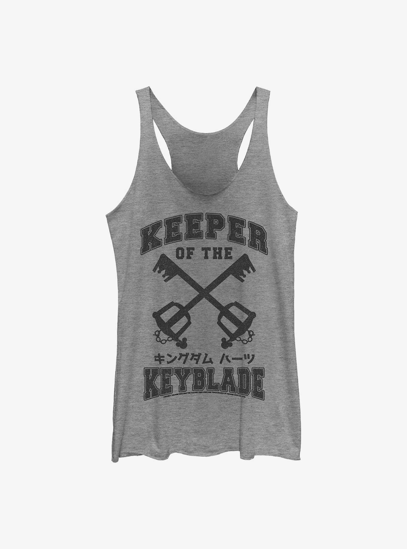 Disney Kingdom Hearts Keyblade Keeper Girls Tank, GRAY HTR, hi-res