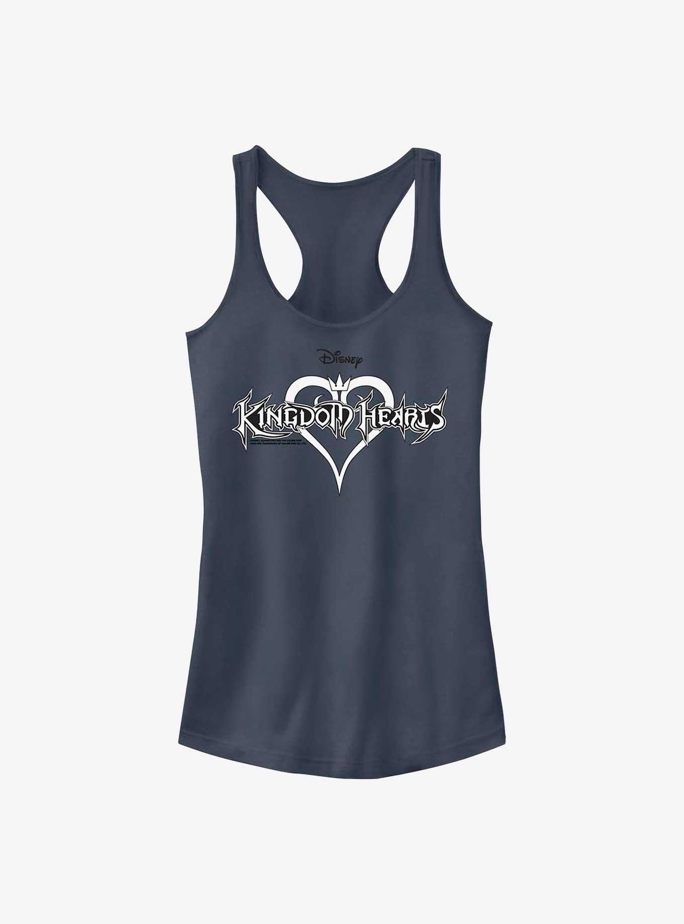 Disney Kingdom Hearts Logo Girls Tank, INDIGO, hi-res