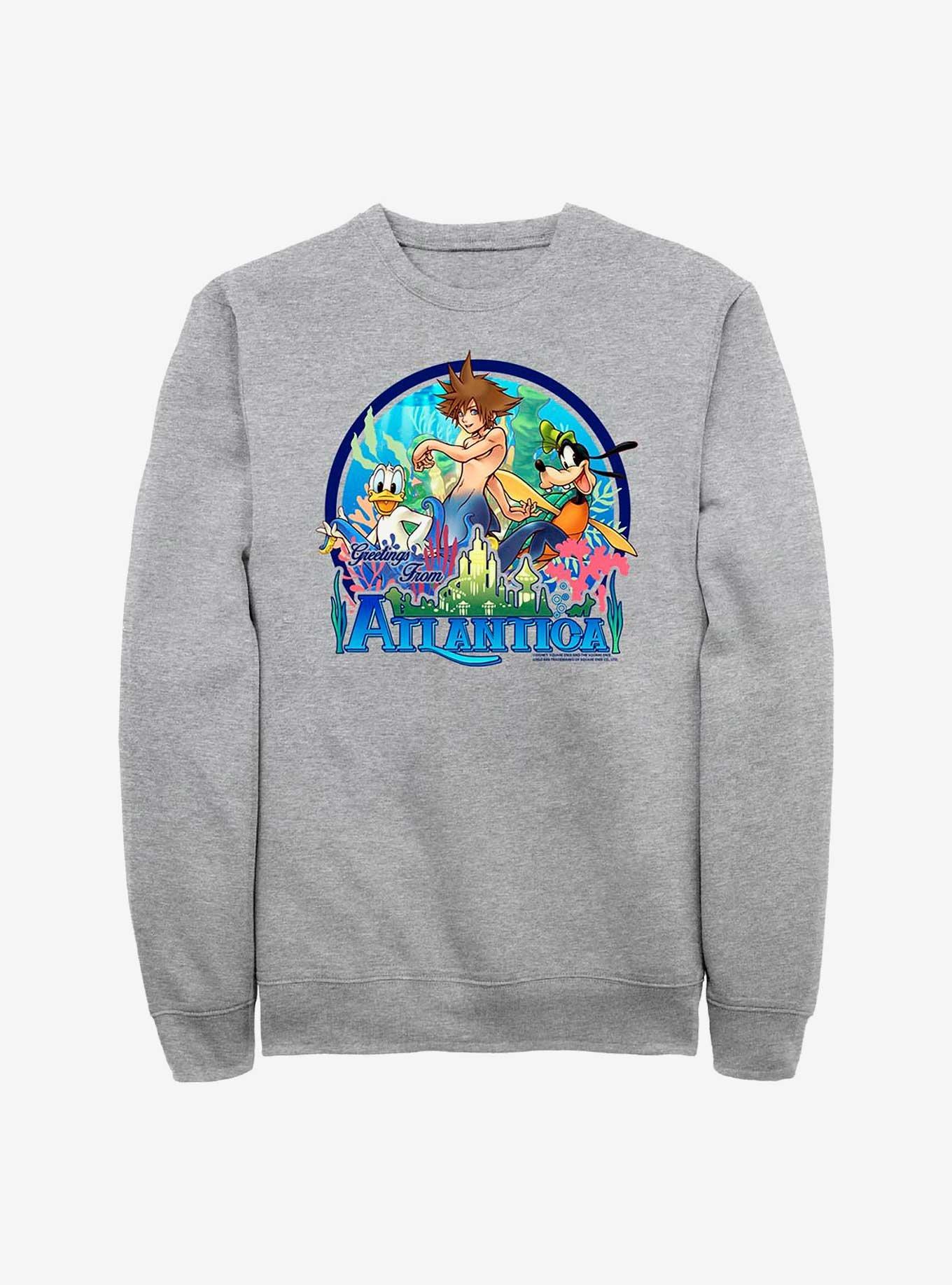 Disney Kingdom Hearts Atlantica World Crew Sweatshirt, , hi-res