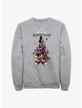 Disney Kingdom Hearts Group With Logo Crew Sweatshirt, , hi-res