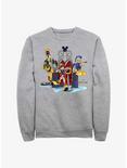 Disney Kingdom Fierce Group Crew Sweatshirt, ATH HTR, hi-res