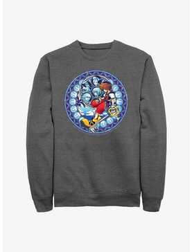Disney Kingdom Hearts Stained Glass Sora Crew Sweatshirt, , hi-res