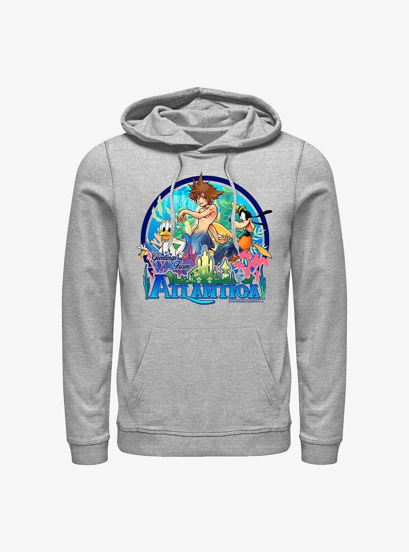 Disney Kingdom Hearts Atlantica World Hoodie, ATH HTR, hi-res