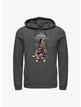 Disney Kingdom Hearts Group With Logo Hoodie, , hi-res