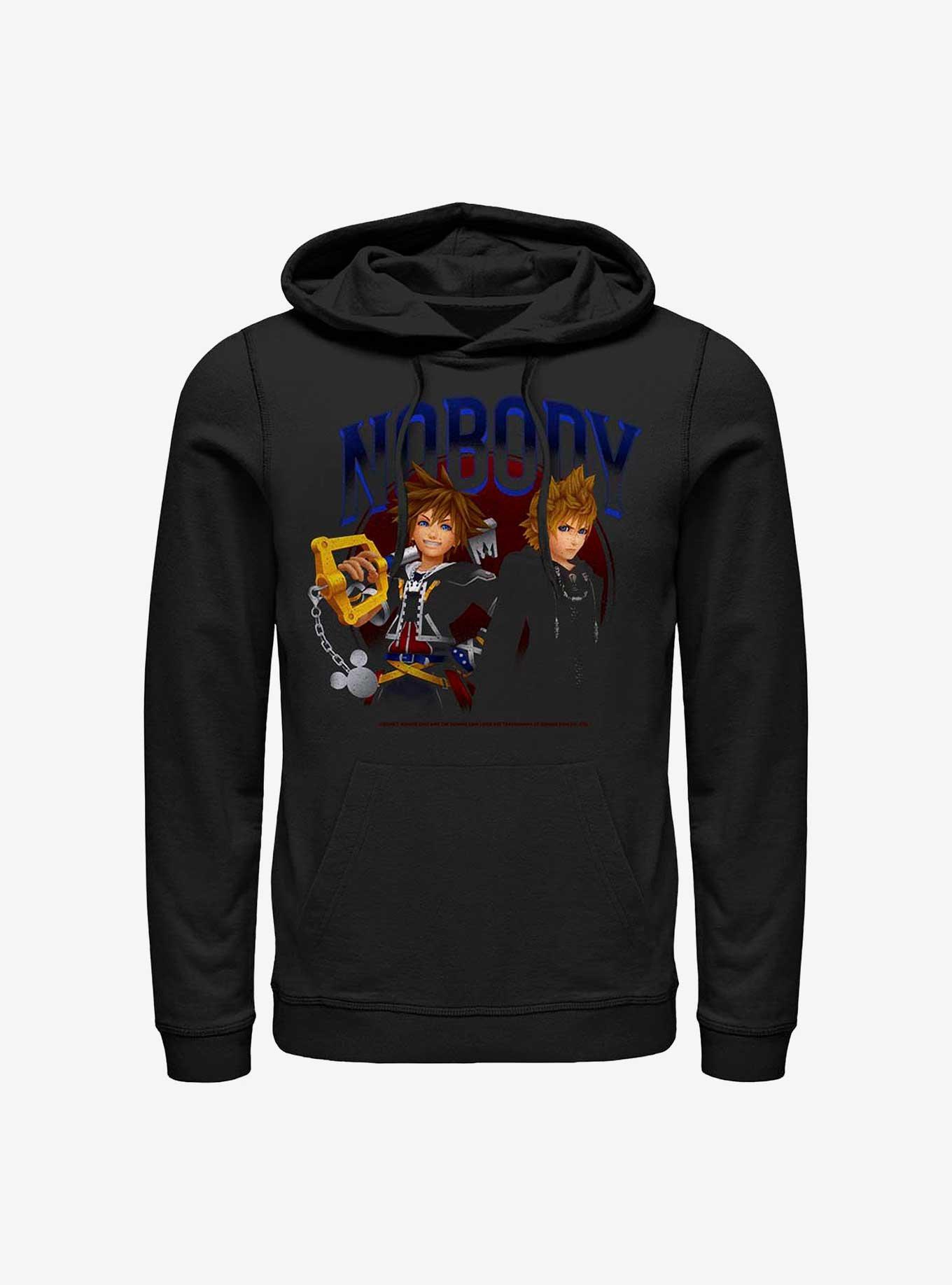 Disney Kingdom Hearts Nobody Frame Hoodie, BLACK, hi-res