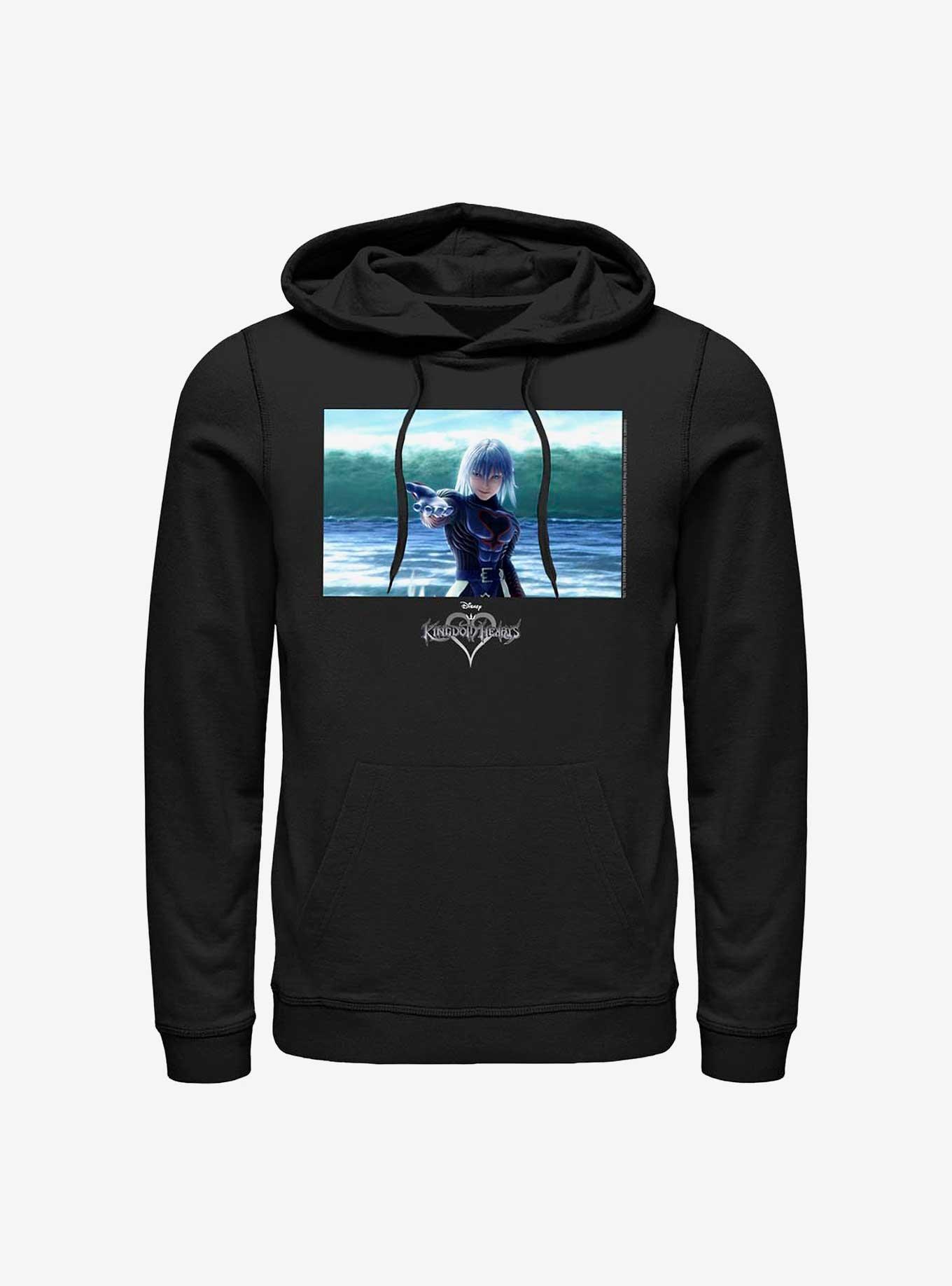 Disney Kingdom Hearts Riku In Water Hoodie, BLACK, hi-res