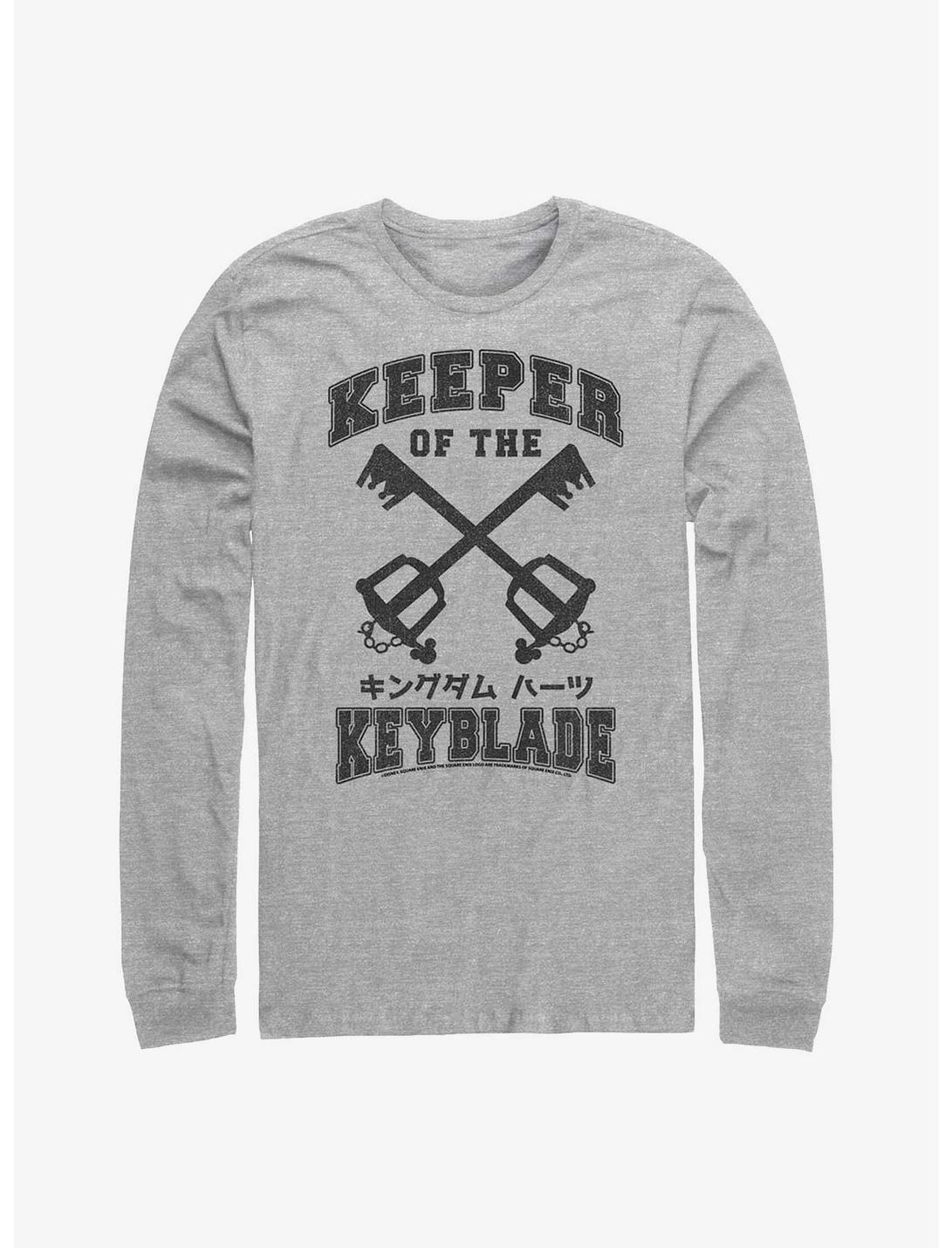 Disney Kingdom Hearts Keyblade Keeper Long-Sleeve T-Shirt, ATH HTR, hi-res