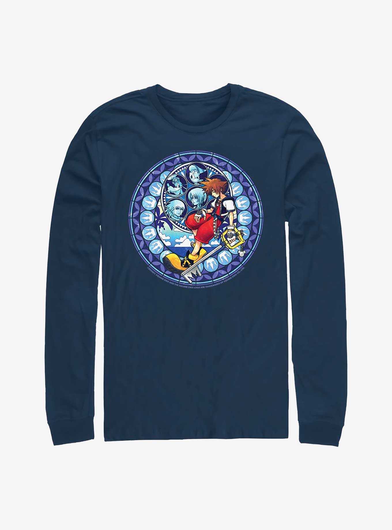 Disney Kingdom Hearts Stained Glass Sora Long-Sleeve T-Shirt, , hi-res