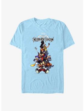Disney Kingdom Hearts Group With Logo T-Shirt, LT BLUE, hi-res