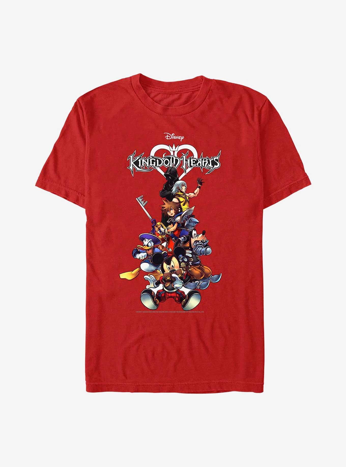 Disney Kingdom Hearts Group With Logo T-Shirt