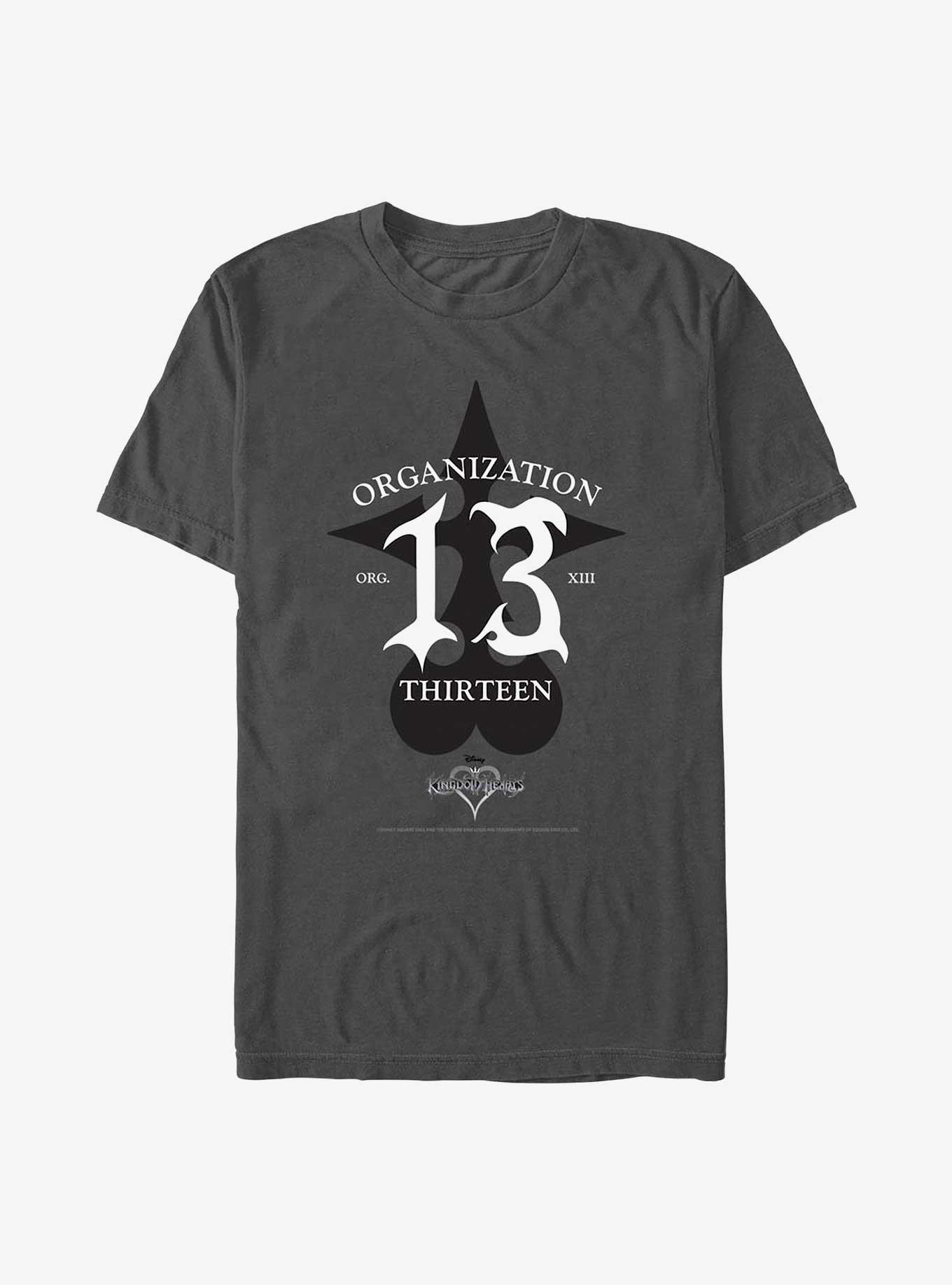 Disney Kingdom Hearts Organization Thirteen T-Shirt, CHARCOAL, hi-res