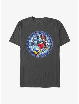 Disney Kingdom Hearts Stained Glass Sora T-Shirt, CHARCOAL, hi-res