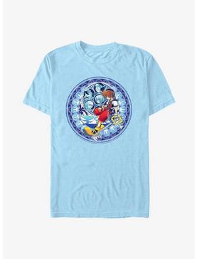 Disney Kingdom Hearts Stained Glass Sora T-Shirt, LT BLUE, hi-res