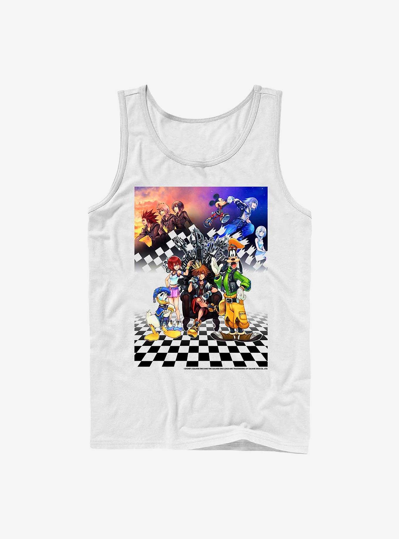 Disney Kingdom Hearts Group Checkers Tank, , hi-res