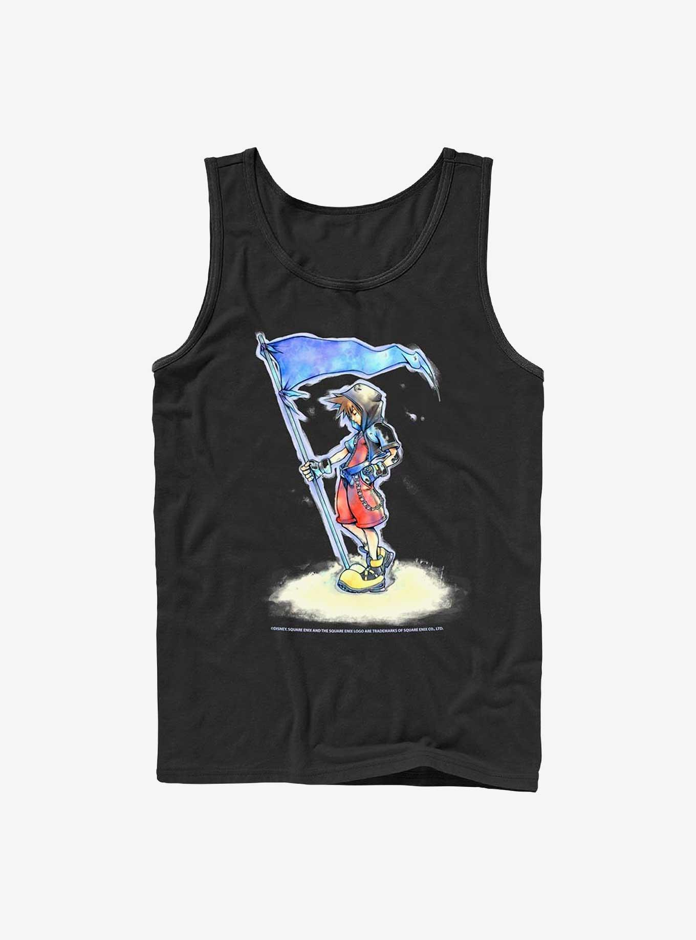 Disney Kingdom Hearts Sora With Flag Tank, BLACK, hi-res