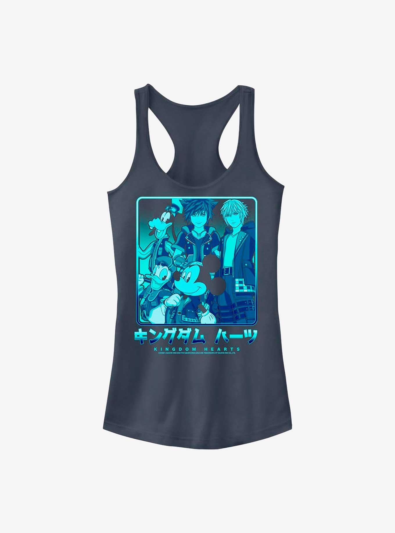 Disney Kingdom Hearts Keyblade Characters Girls Tank, INDIGO, hi-res