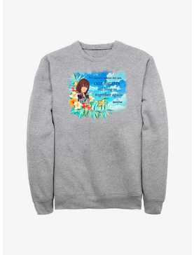 Disney Kingdom Hearts Kairi Floral Crew Sweatshirt, , hi-res