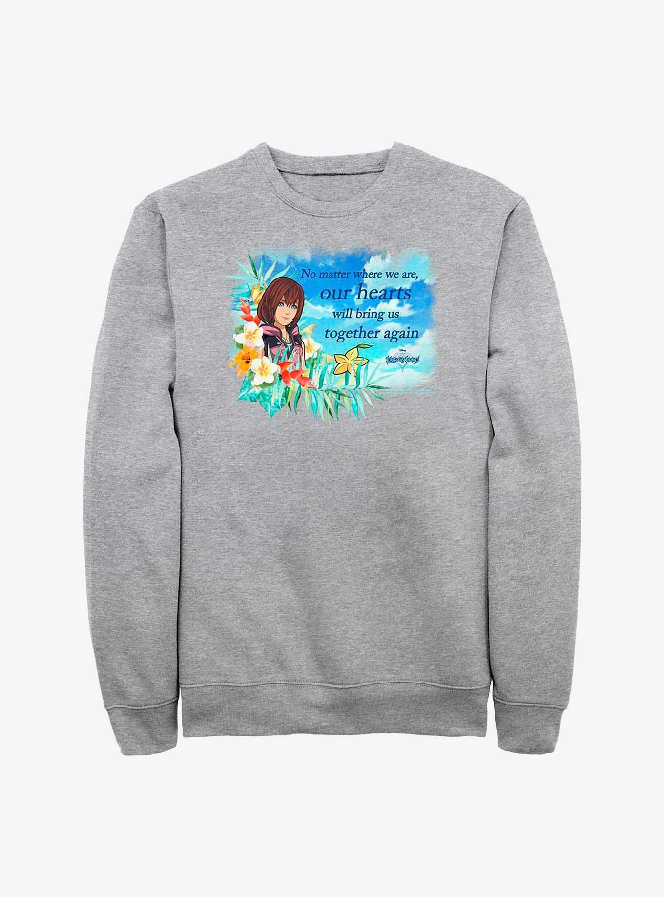 Disney Kingdom Hearts Kairi Floral Crew Sweatshirt, , hi-res