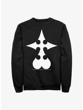 Disney Kingdom Hearts Nobody Symbol Crew Sweatshirt, , hi-res