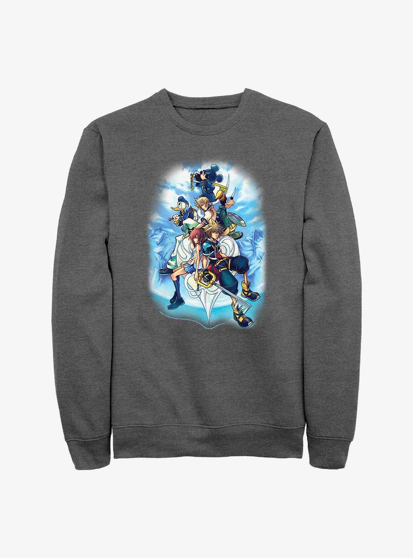 Disney Kingdom Hearts Sky Group Crew Sweatshirt, , hi-res
