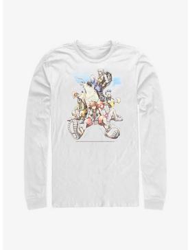 Disney Kingdom Hearts Group In The Clouds Long-Sleeve T-Shirt, , hi-res