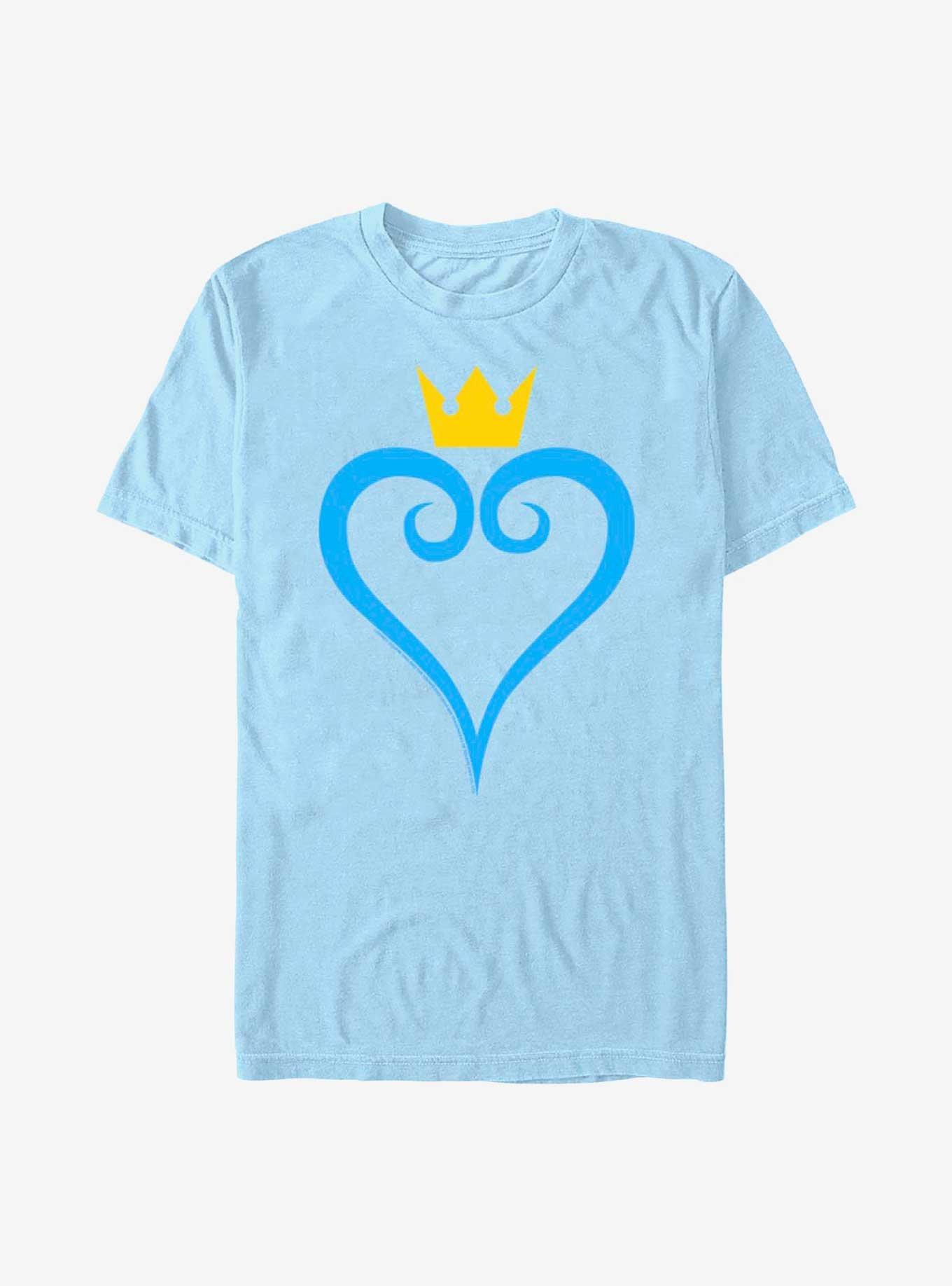 Disney Kingdom Hearts Heart And Crown T-Shirt, , hi-res