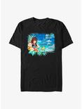 Disney Kingdom Hearts Kairi Floral T-Shirt, BLACK, hi-res