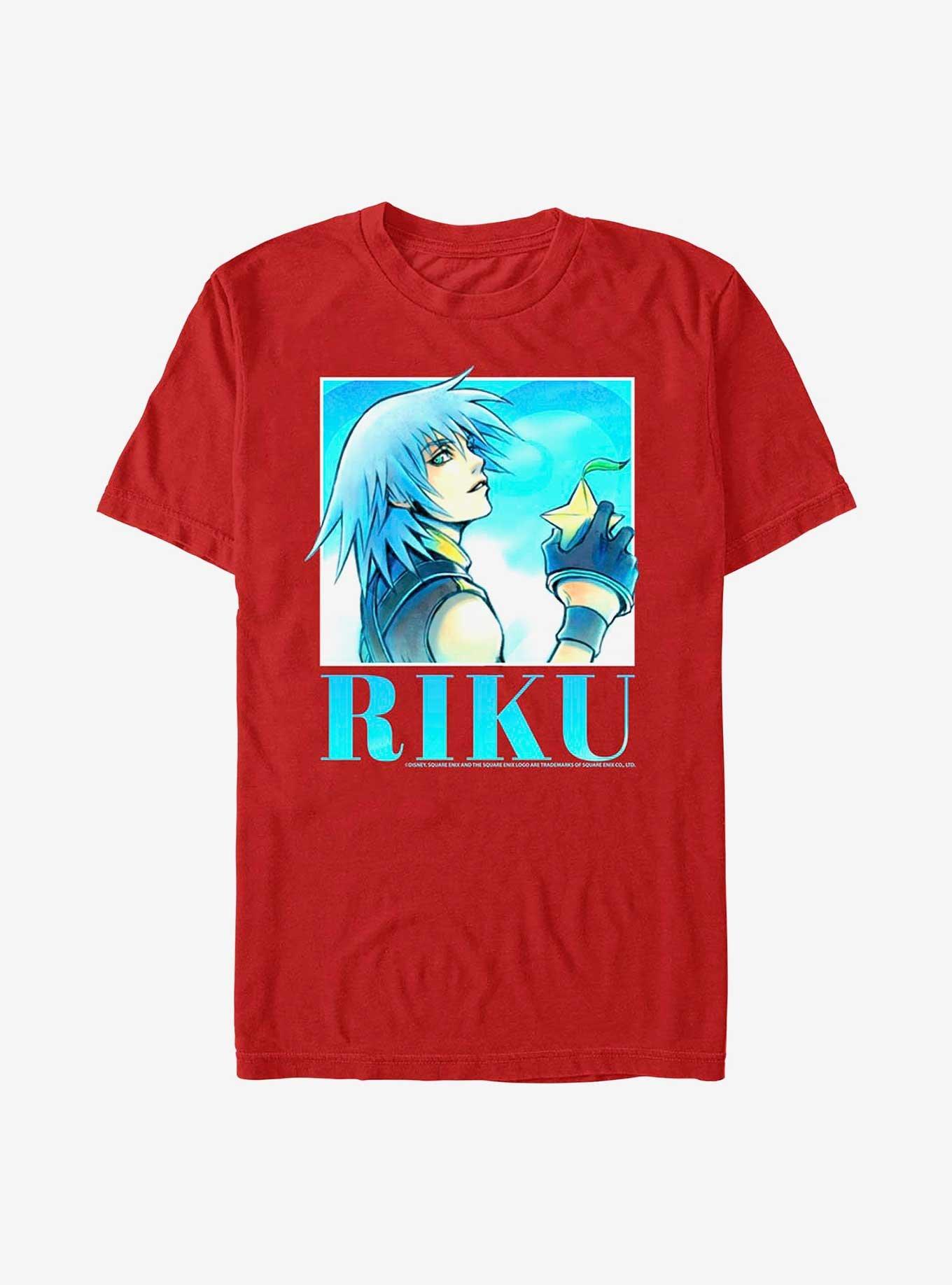 Disney Kingdom Hearts Riku Heart Throb T-Shirt, RED, hi-res