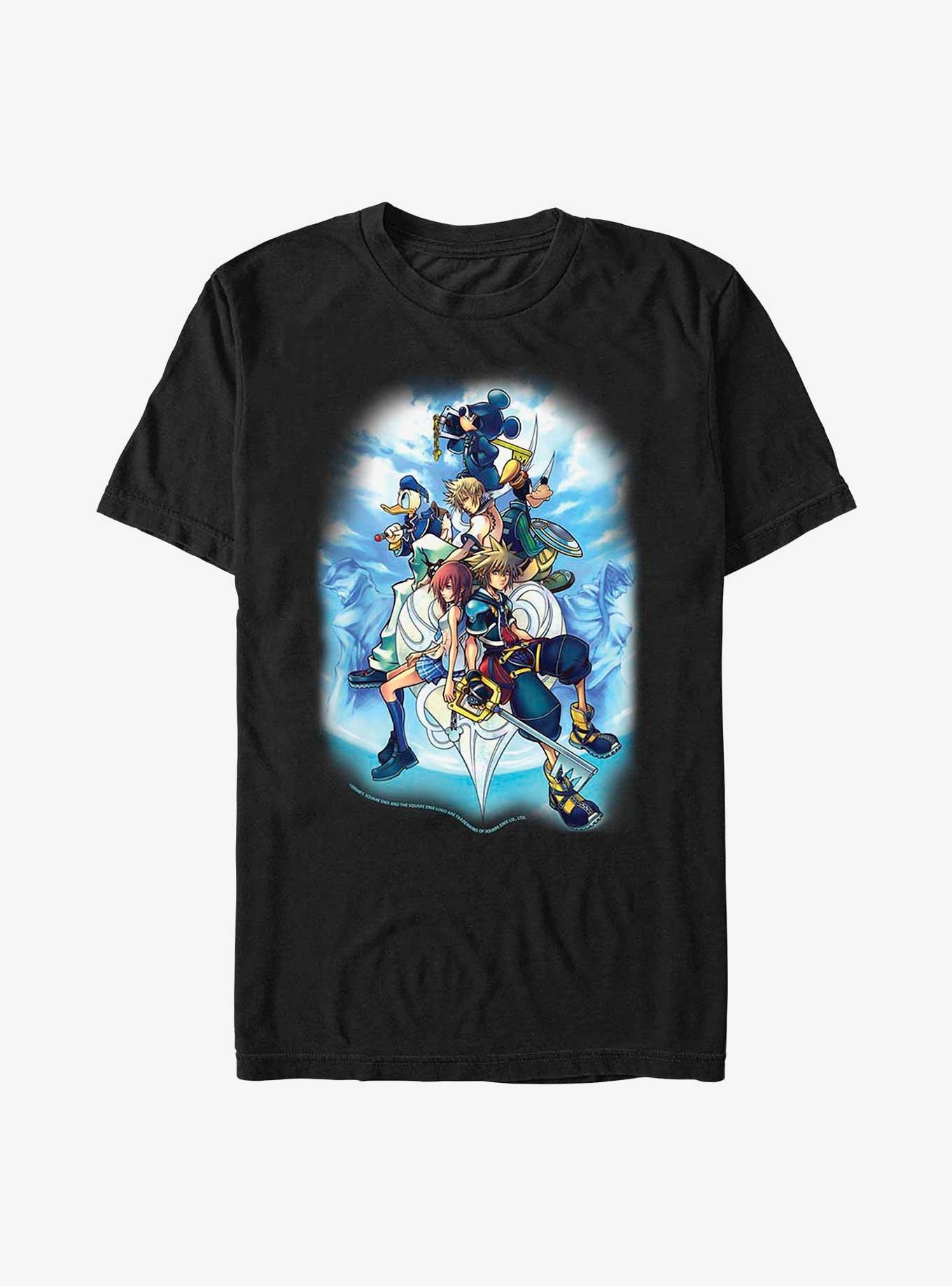 Disney Kingdom Hearts Sky Group T-Shirt, , hi-res