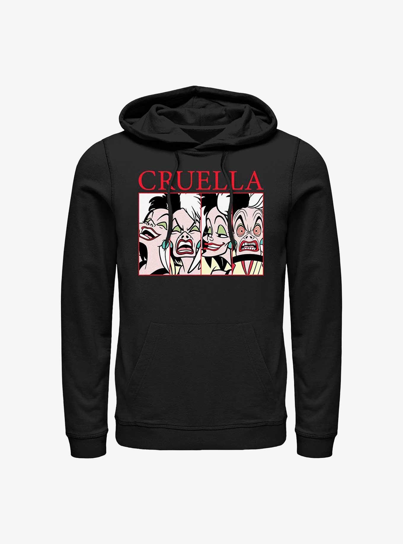 Disney Cruella Cruel Expressions Hoodie, , hi-res