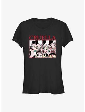 Disney Cruella Cruel Expressions Girls T-Shirt, , hi-res