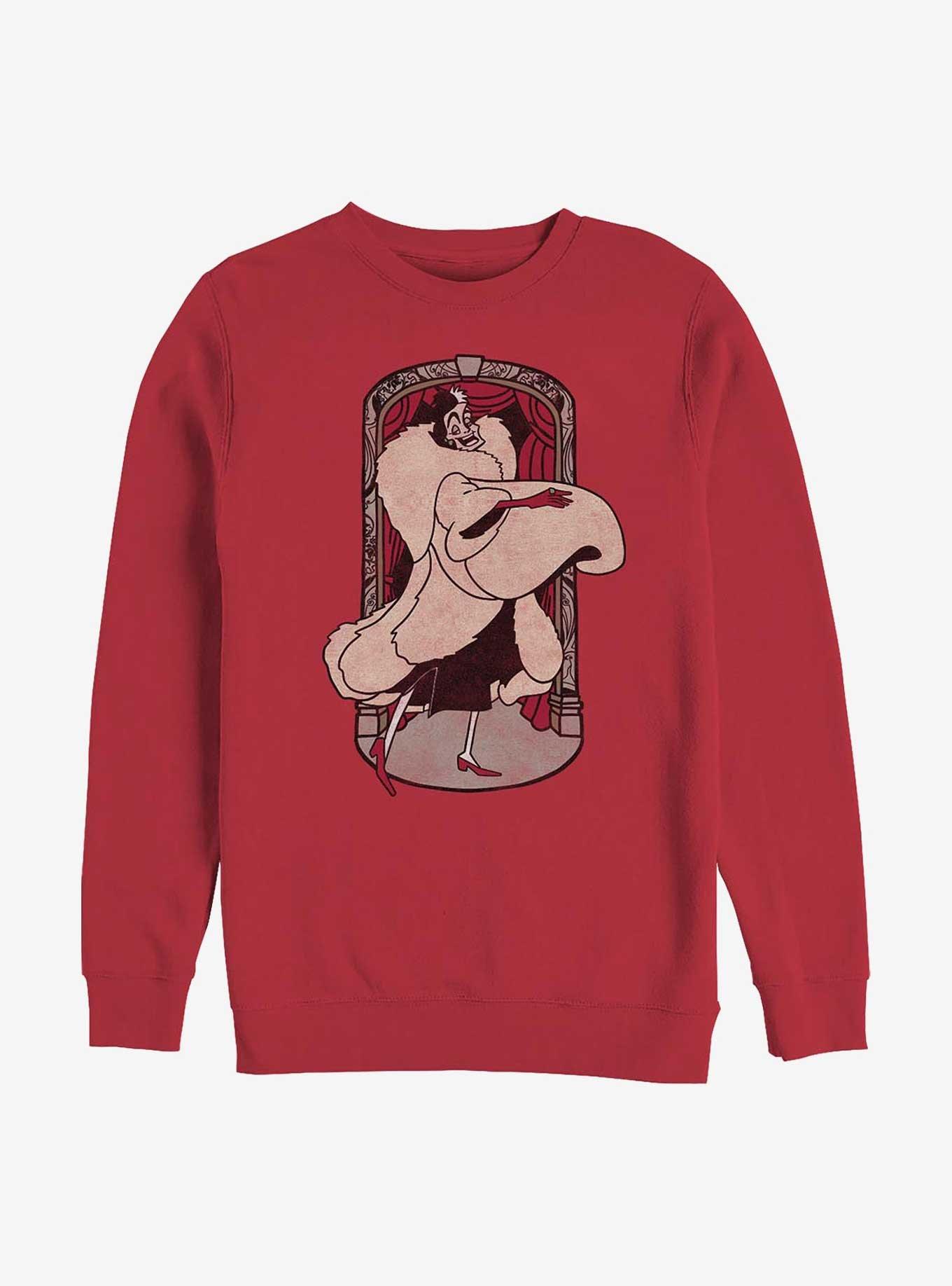 Disney Cruella Cruella Sweatshirt - RED