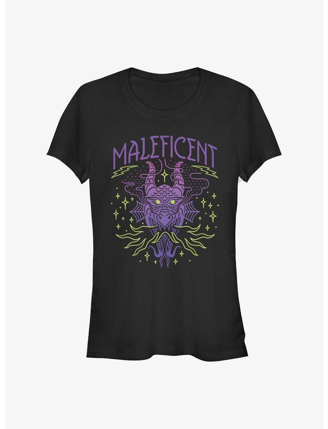 Disney Maleficent Dragon Back Girls T-Shirt, BLACK, hi-res