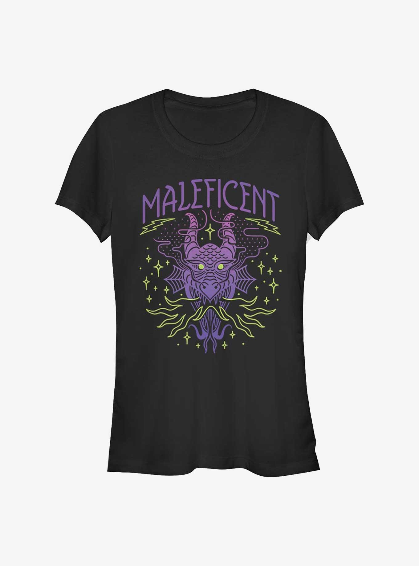 Disney Maleficent Dragon Back Girls T-Shirt, BLACK, hi-res