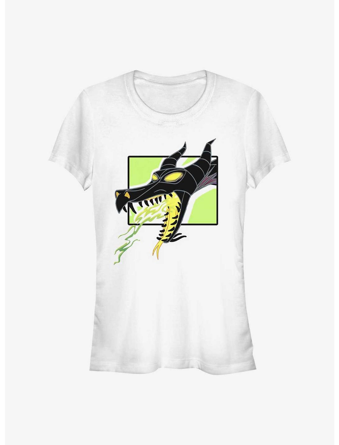 Disney Maleficent Dragon Breath Girls T-Shirt, WHITE, hi-res