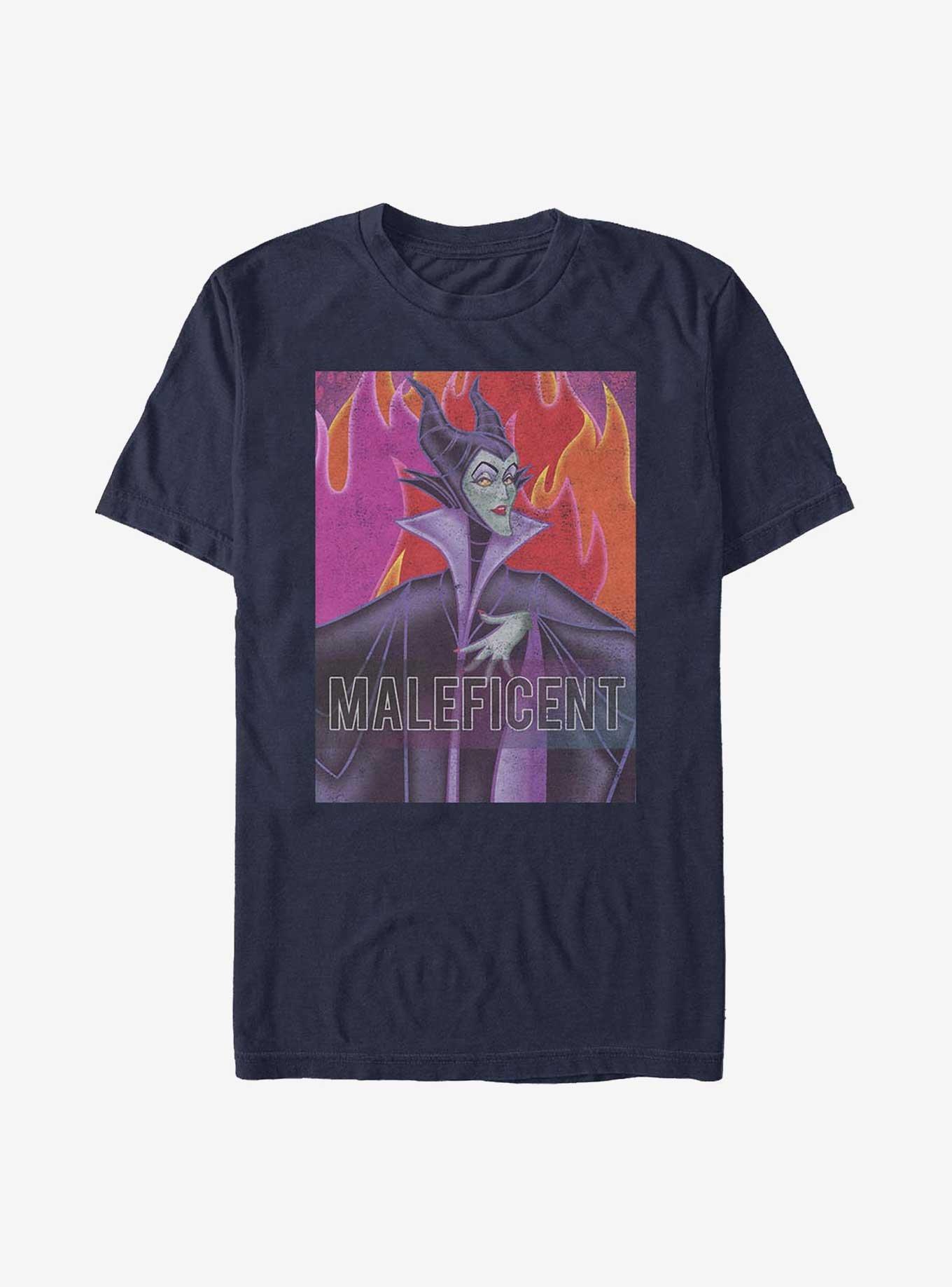 Disney Maleficent Flame Mali T-Shirt, NAVY, hi-res