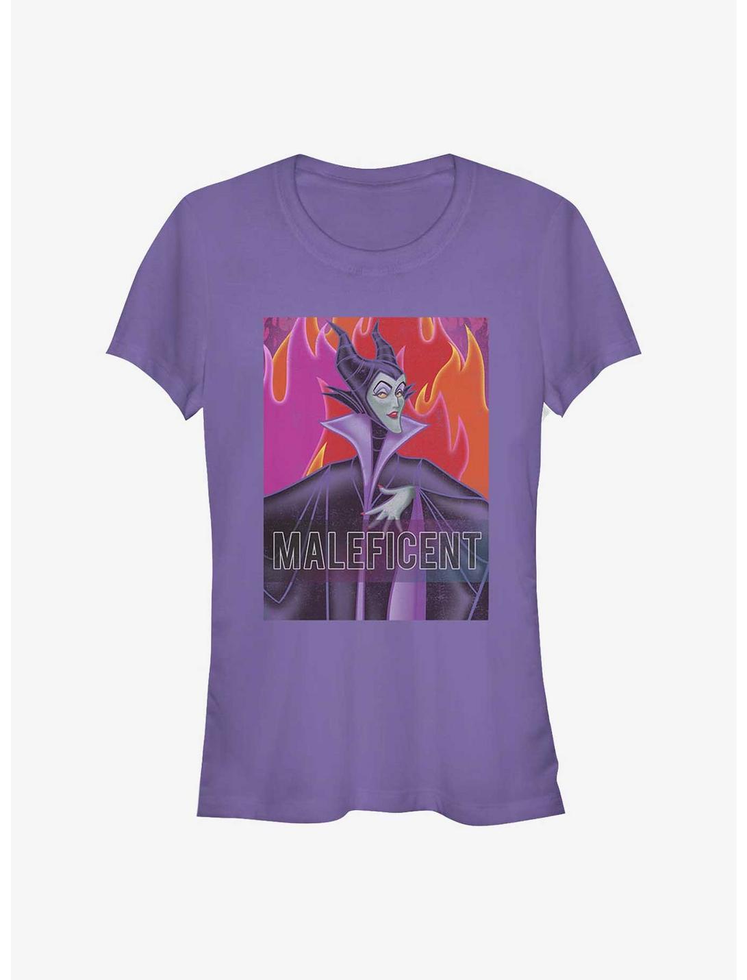 Disney Maleficent Flame Mali Girls T-Shirt, PURPLE, hi-res