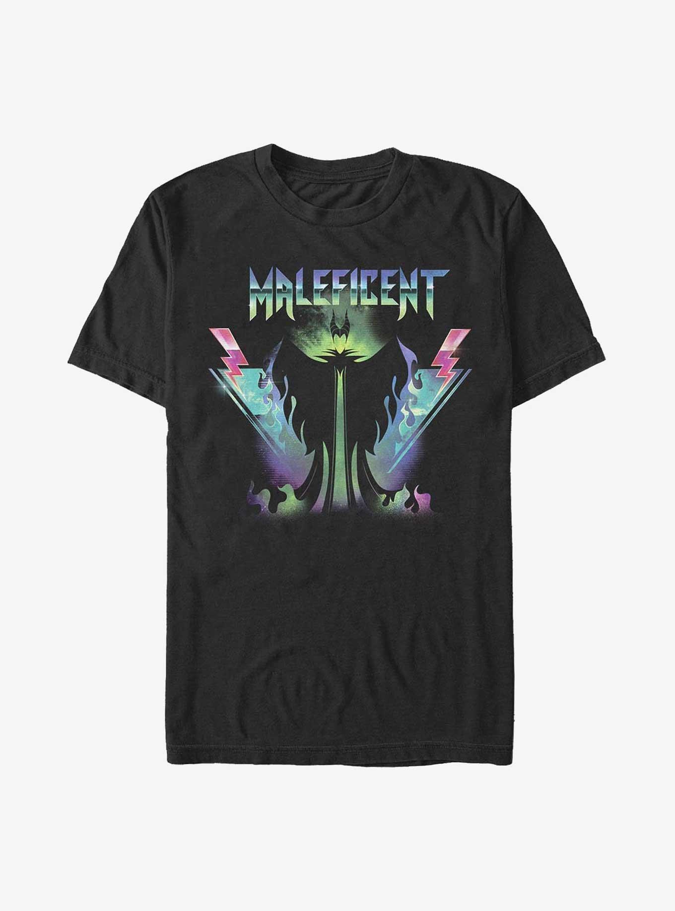 Disney Sleeping Beauty Maleficent Metal Rock Mistress T-Shirt, BLACK, hi-res