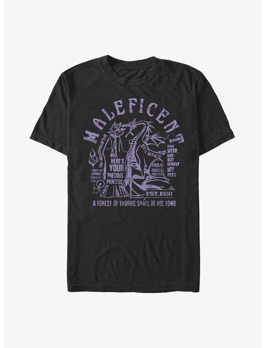 Disney Maleficent Maleficent Verbiage T-Shirt, BLACK, hi-res