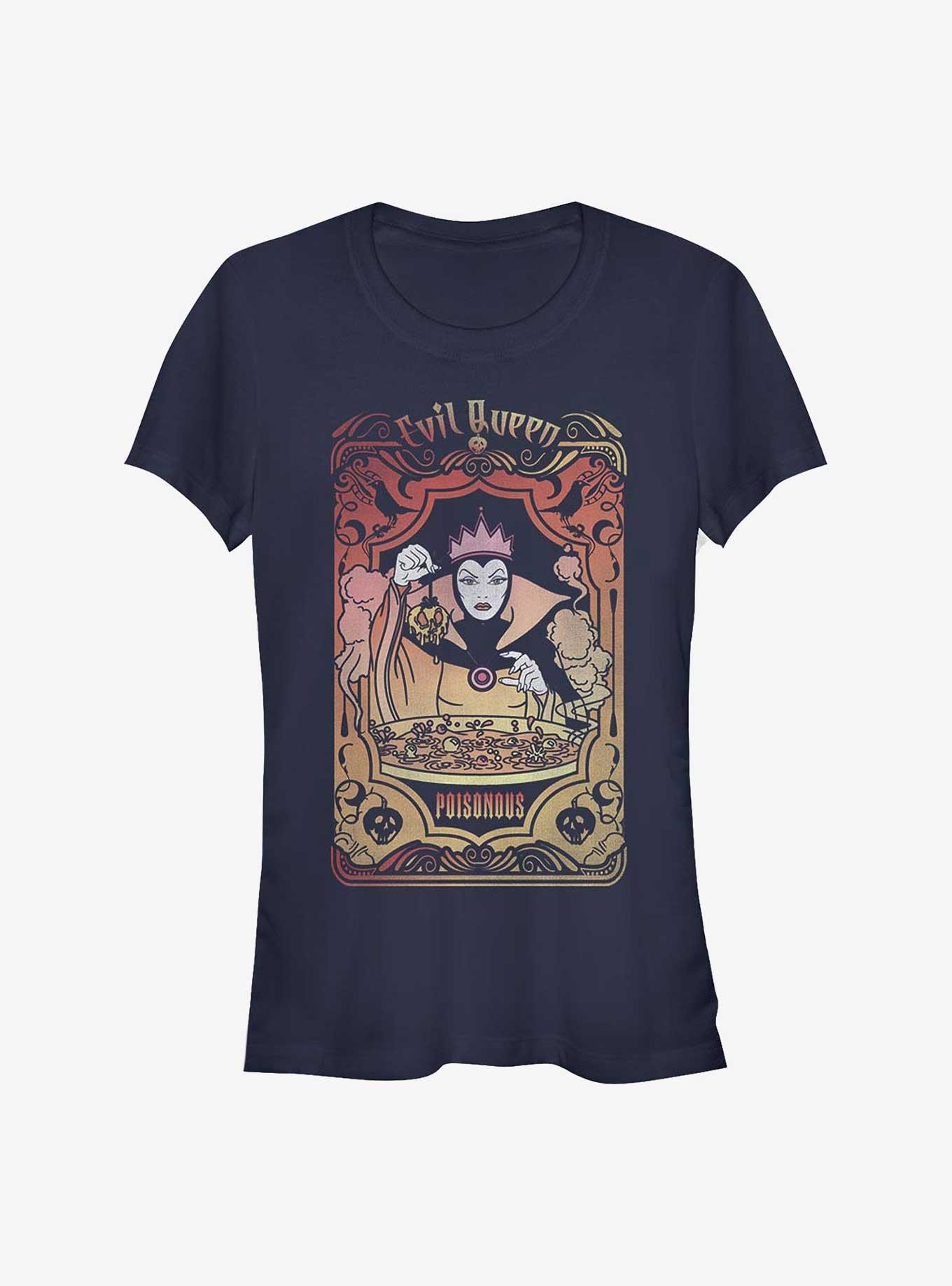 Disney Snow White Tarot Of Evil Girls T-Shirt, NAVY, hi-res