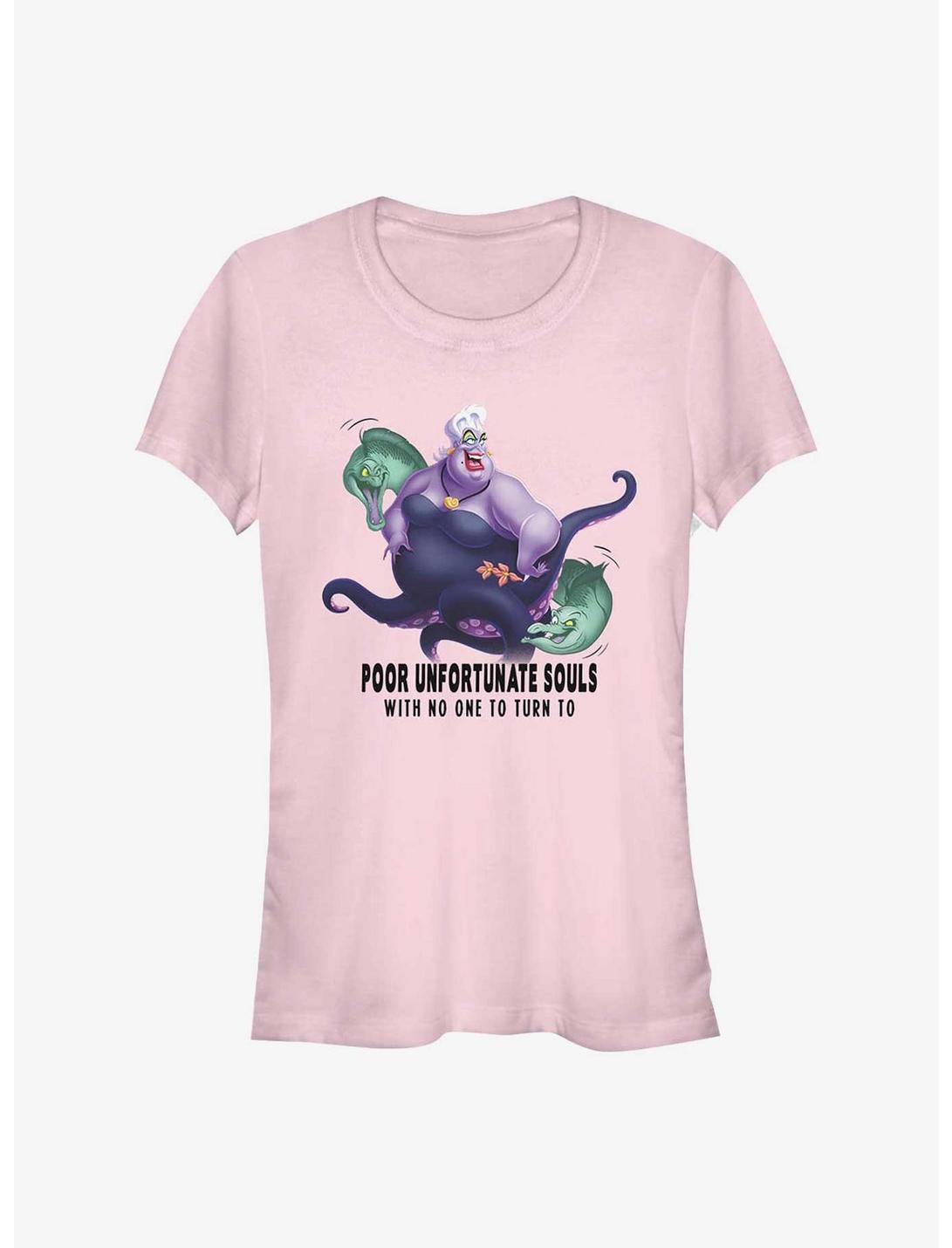 Disney The Little Mermaid Lonely Souls Girls T-Shirt, LIGHT PINK, hi-res