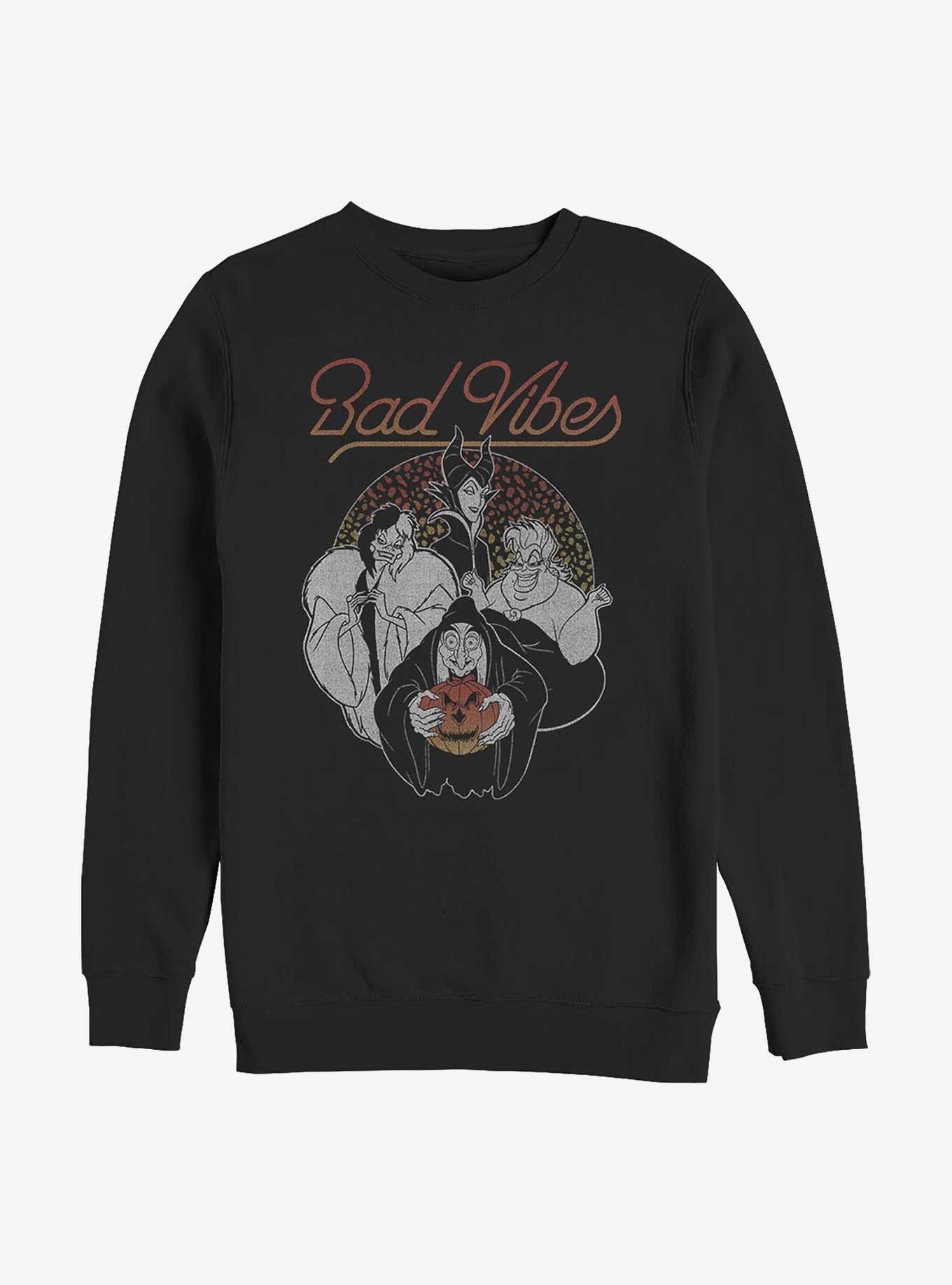 Disney Villains Bad Vibes Sweatshirt, BLACK, hi-res