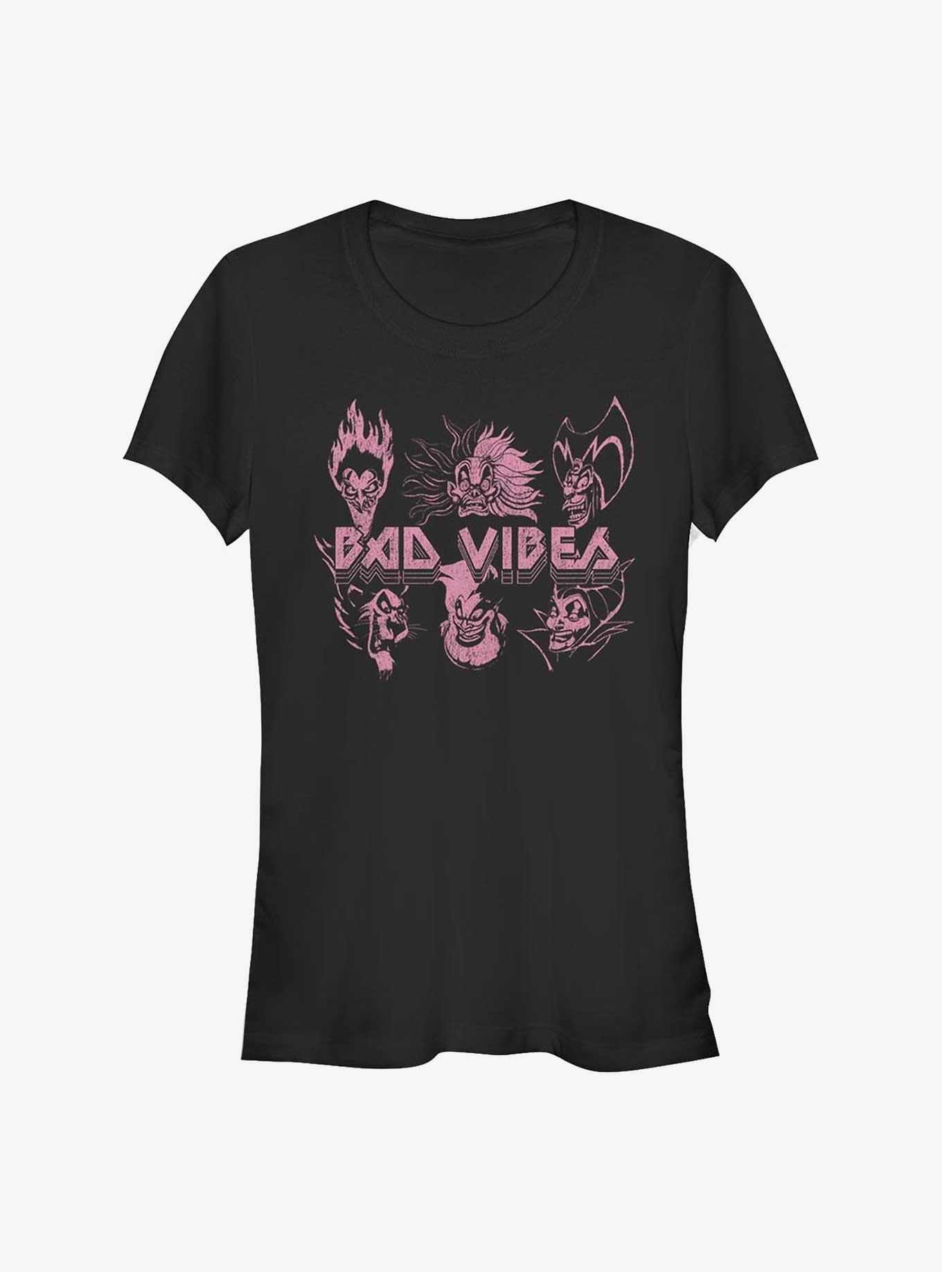 Disney Villains Grunge Vibes Girls T-Shirt, BLACK, hi-res